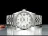 Rolex Datejust 36 Bianco Jubilee White Milk Roman Porcelain  Watch  16220
